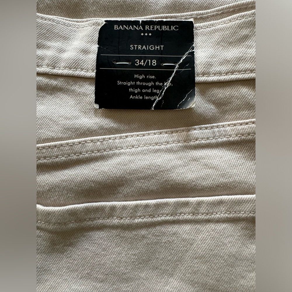 NWT Banana Republic high rise straight size 18